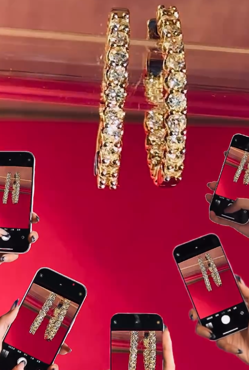 What Are Inside-Out Diamond Hoop Earrings?